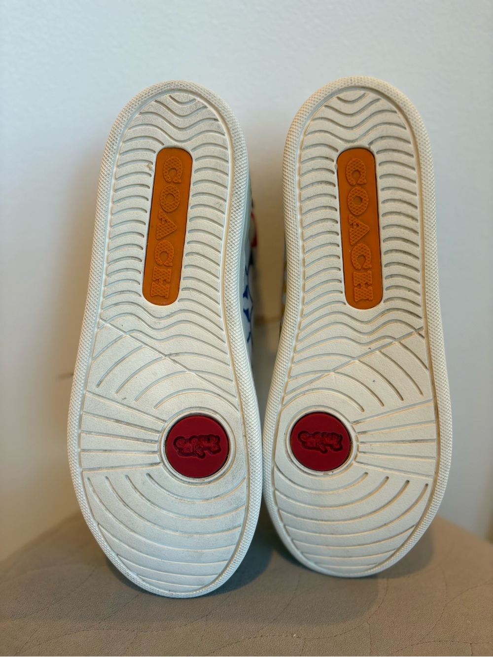 Coach Multicolor Signature C Low-Top Sneakers in White 🌈 - Picture 8 of 10